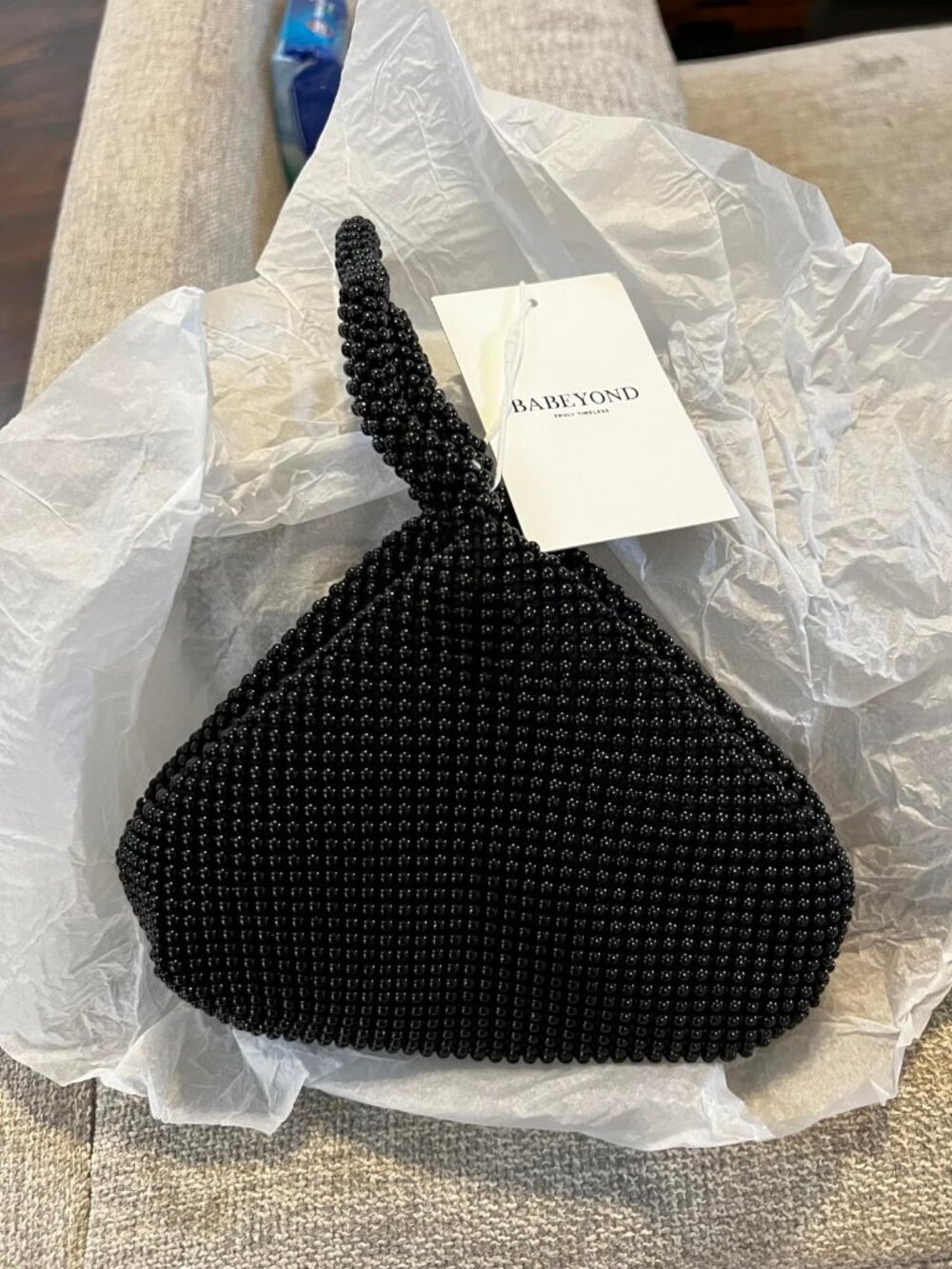 Beaded Triangle Clutch | Women’s Elegant Evening Bag